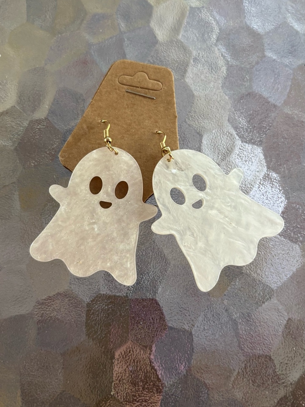 Ghost earrings handmade